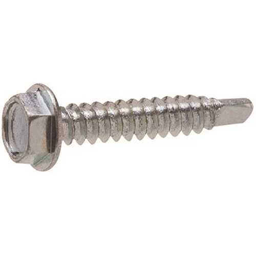 Crown Bolt 18827 #10-16 x 3/4 in. Hex Head Screw Zinc - pack of 40