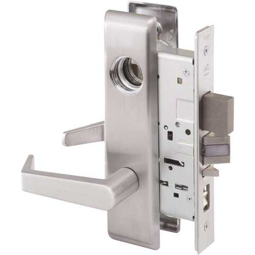 Escutcheon Plate, Apartment with Deadbolt Mortise Handleset Chrome