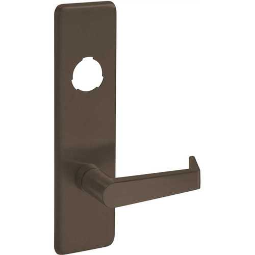 Bronze Exit Device Lever Handle Outside Trim Dark Bronze