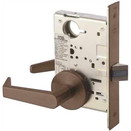 Grade 1 Privacy with Deadbolt Mortise Handleset Bronze