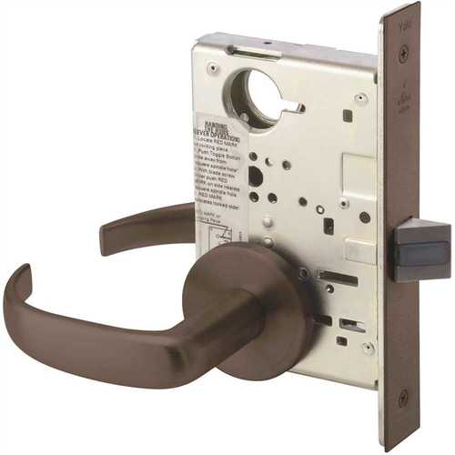 Mortise Dormitory Dark Bronze Handleset Pacific Beach Style