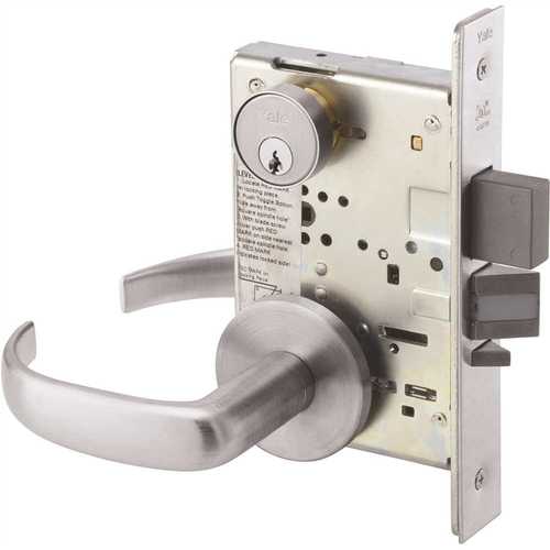 Escutcheon Plate Mortise Handleset Chrome