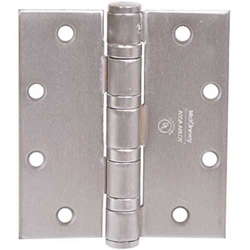 McKinney MPB79 4 1/2X4 1/2 26D Satin Chrome Finish, Bearing Hinge