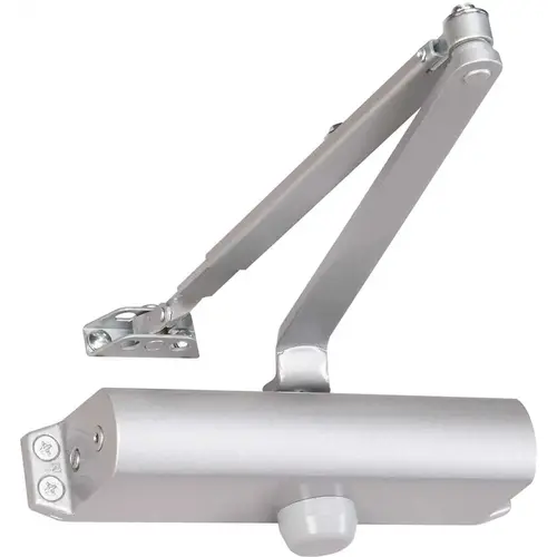 Norton Closers 161BFxTPHx689 160 Door Closer Hold Open Arm Adjustable Size Satin Chrome