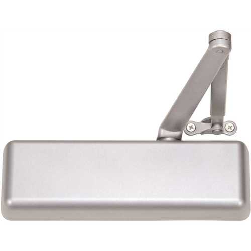 Cast Iron Door Closer Hold Open With Remo Satin Chrome