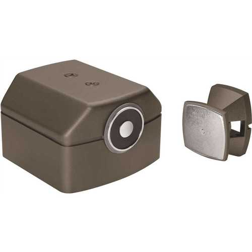 Floor Mounted Electromagnetic Holder Dark Bronze Finish