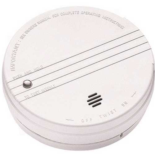 Battery Operated Smoke Detector with LED Power Indicator and Ionization Sensor