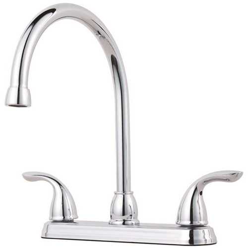 Pfirst Series 2-Handle Standard Kitchen Faucet in Polished Chrome