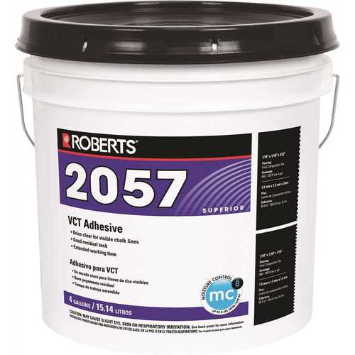 Roberts 2057-4 4 Gal. Premium Vinyl Tile Glue Adhesive
