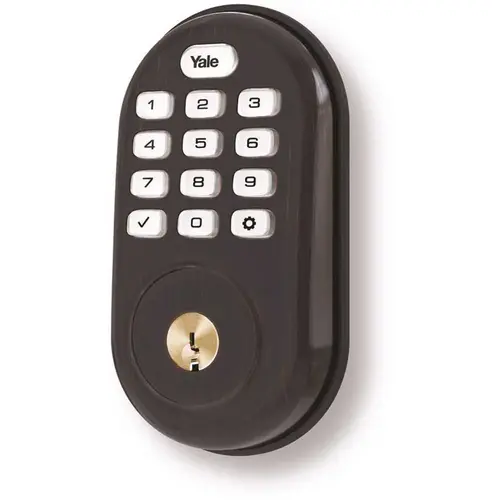 Assure Lock Push Button Electronic Deadbolt with Bluetooth