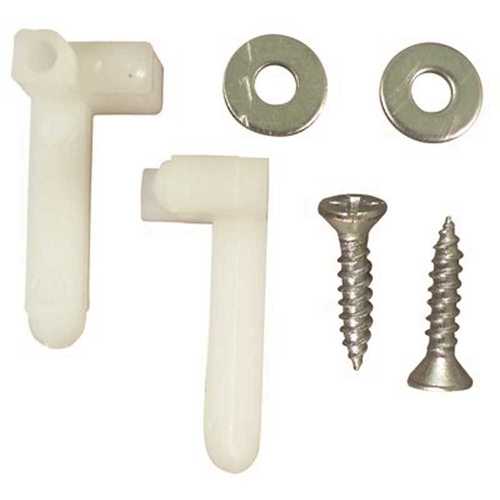 Brixwell 9099 Plastic Window Screen Swivel Latch with Screw pack of 25