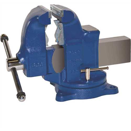 5 in. Heavy-Duty Combination Pipe and Bench Vise - Swivel Base