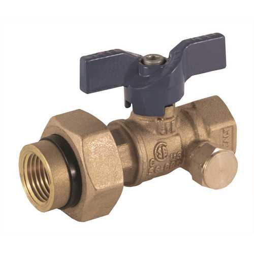 Gas Ball Valve with Dielectric Union 1/2 in. FNPT x 1/2 in. FNPT