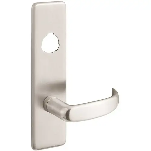 Classroom Function Exit Device Lever Handle Outside Trim Stainless Steel