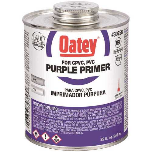 Oatey 307583 32 oz. PVC Purple Primer