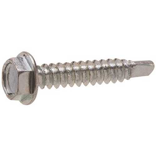 #10-16 x 1 in. Hex Head Screw Zinc - pack of 20