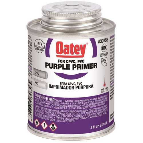 Oatey 3075633 8 oz. PVC and CPVC Purple Primer