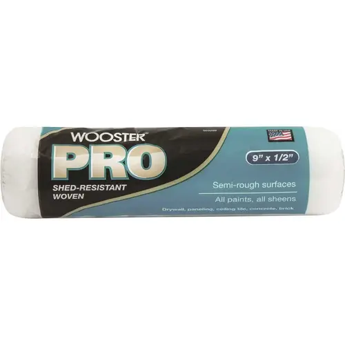 Wooster 0HR2780090 9 in. x 1/2 in. High-Density Pro Woven Roller Cover