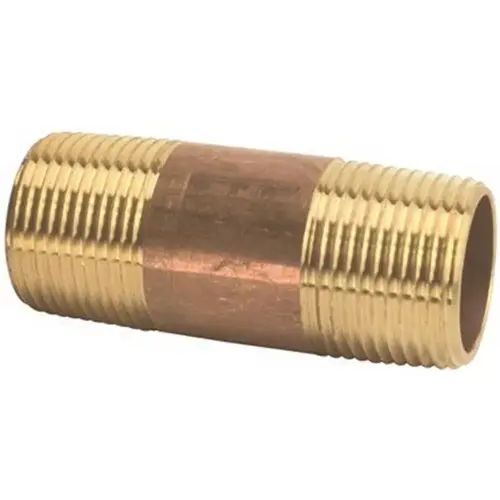 1 in. x 4 in. Brass Nipple