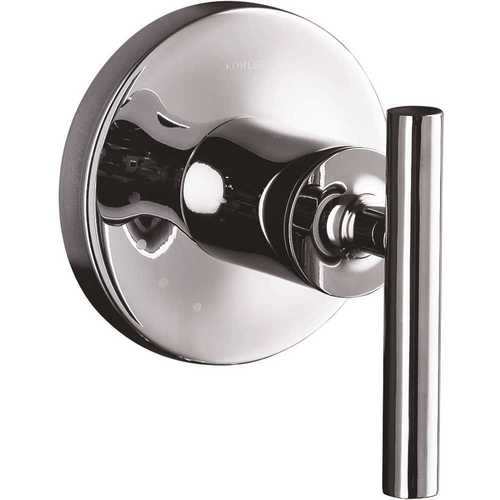 Kohler K-T14490-4-CP Purist 1-Handle Volume Control Valve Trim Kit with Lever Handle in Polished Chrome (Valve Not Included)