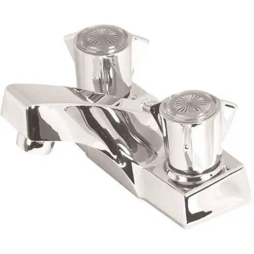 Sayco LF400 4 in. Centerset Bath Faucet Less Pop-Up Drain Assembly in Chrome