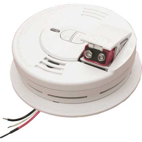 Sentinel 21009475 Hardwire Smoke Detector with 9-Volt Battery Backup, Adapters, Ionization Sensor, Test/Hush Button