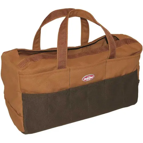 Bucket Boss 60001 17 in. Rigger's Tool Bag Brown and Green