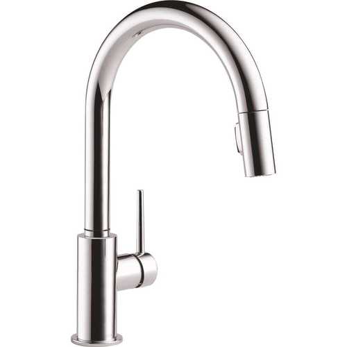 Trinsic Single-Handle Pull-Down Sprayer Kitchen Faucet with MagnaTite Docking in Chrome