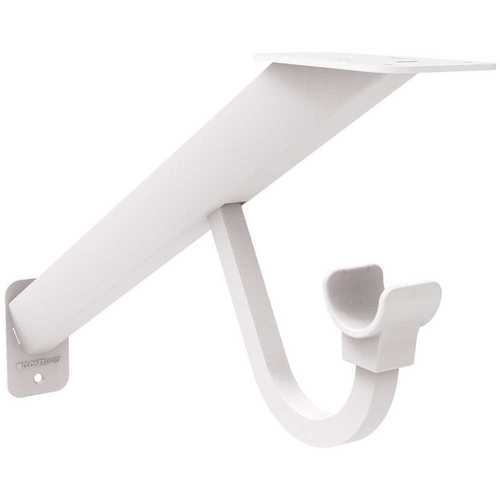 ExpressShelf 2 in. White Metal Rod Support Shelf Bracket - pack of 24