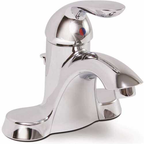 Premier 3577620 Waterfront Single Hole Single Handle Bathroom Faucet with Pop-Up Assembly in Chrome