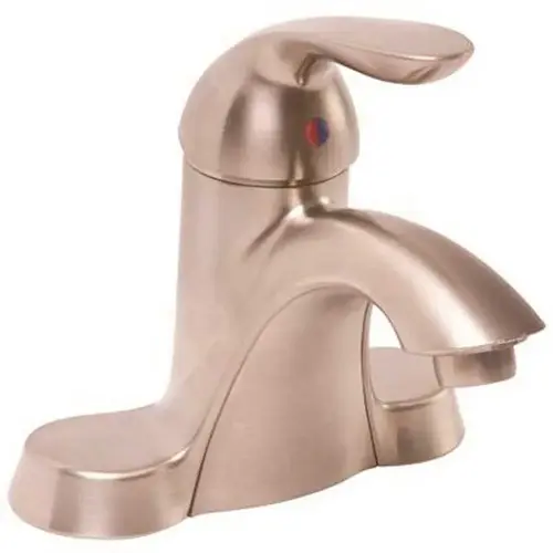 2-Hole Single-Handle Bathroom Faucet in Brushed Nickel