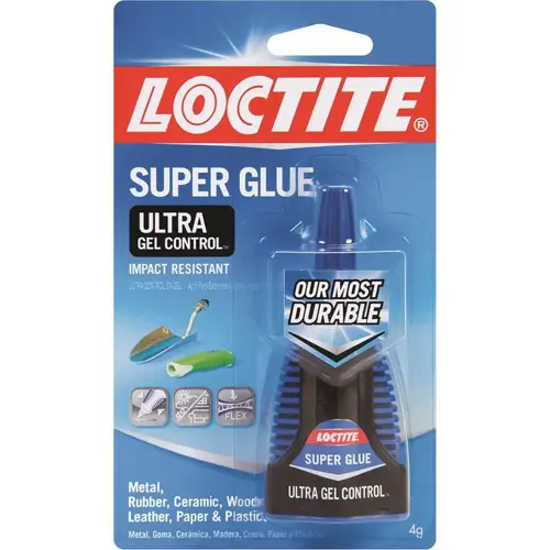 4 g Ultra Gel Control Super Glue Bottle White