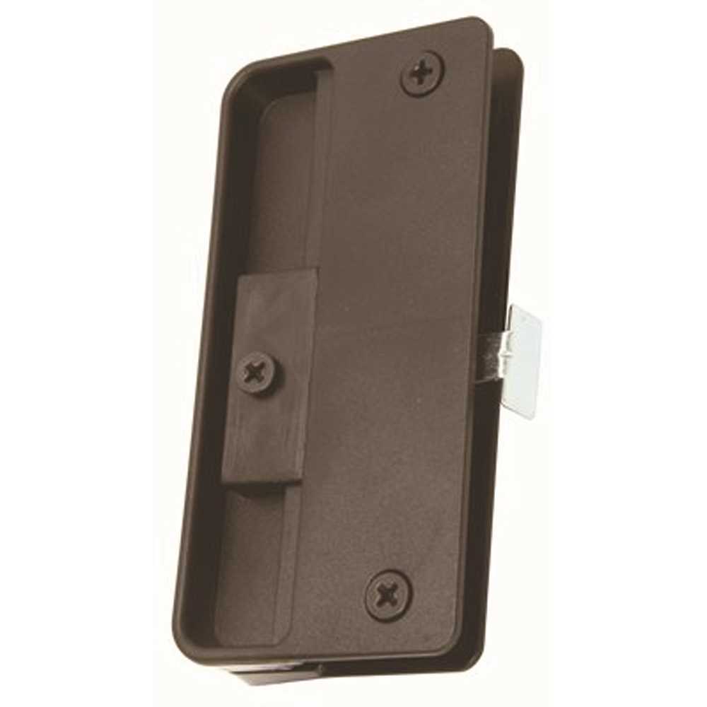 Brixwell 14-62 Patio Screen Door Latch Set Black