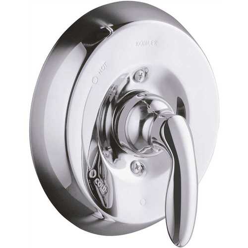 Kohler TS15621-4-CP Coralais 1-Handle Valve Trim Kit with Lever Handle in Polished Chrome (Valve Not Included)