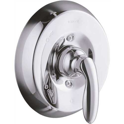 Coralais 1-Handle Valve Trim Kit with Lever Handle in Polished Chrome (Valve Not Included)