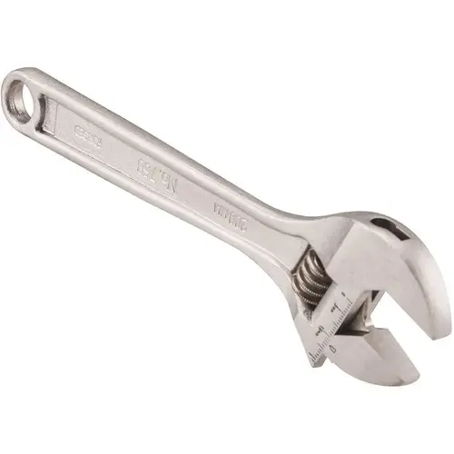 RIDGID 86907 8 In. Adjustable Wrench Silver