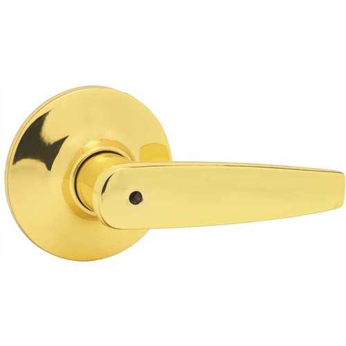 Legend 110ST BLADE Polished Brass Decorative Bed/Bath Door Lever