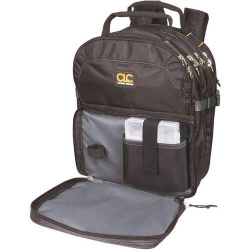 Custom LeatherCraft 1132 13 in. W HeavyDuty Tool Backpack in Black