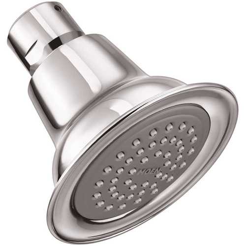 Moen 5263 Commercial 1-Spray 3.5 in. Single Tub Wall Mount Fixed Shower Head in Chrome