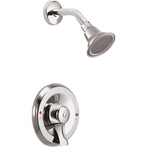 Commercial Single-Handle Posi-Temp Shower Trim Kit without Valve, 1.5 GPM, Lever Handle in Chrome