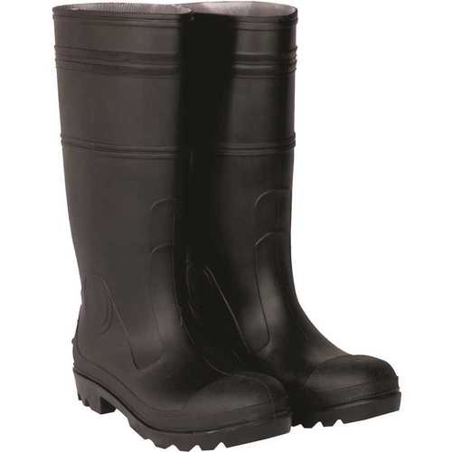 CLC Flex Grip R23010 Men's Size 10 Black PVC Rain Boot
