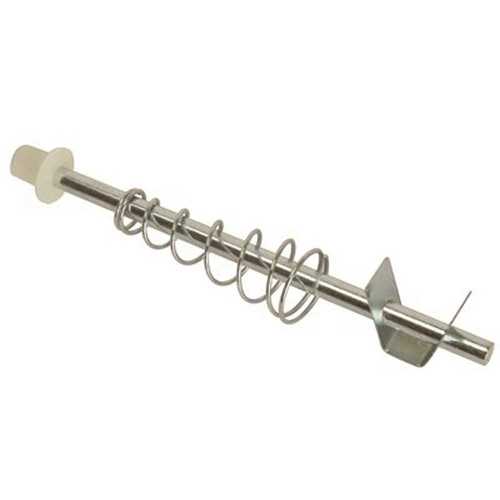 Polished Zinc Closet Door Bi-Fold Pivot Pin Silver