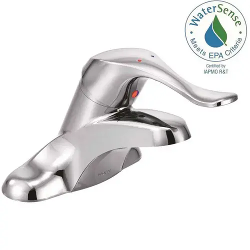 Innovations 4 in. Centerset Single Handle Low-Arc Bathroom Faucet in Polished Chrome