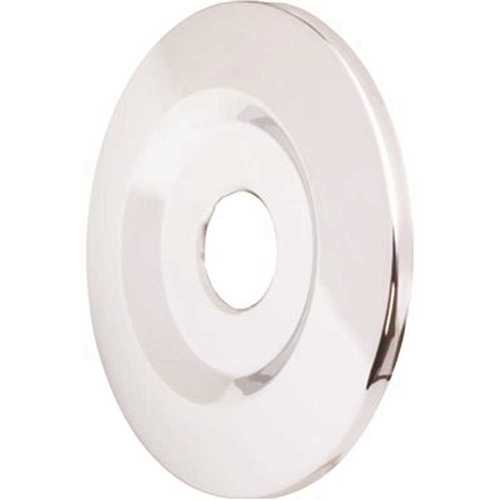 6.75 in. Round Wall Flange in Polished Chrome