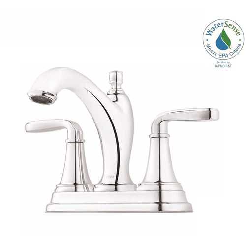 Northcott 4 in. Centerset 2-Handle Bathroom Faucet in Polished Chrome