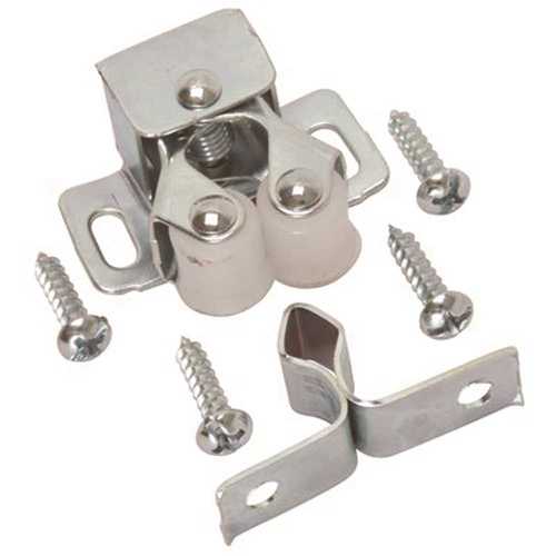 Double Roller Cabinet Catch Chrome