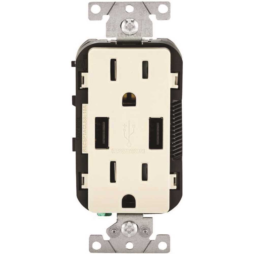 Receptacle Outlet 223 - 15 Amp Non-Grounding Duplex Receptacle With ...
