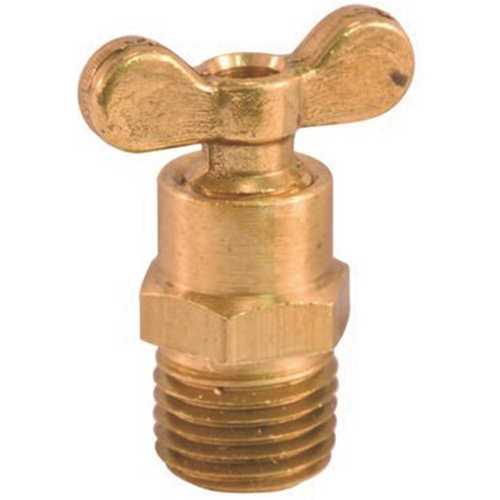 Brass 1/4 in. Needle Seat Drain Cock