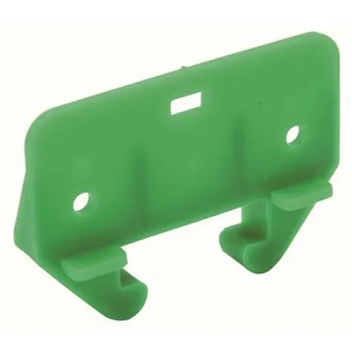 Anvil Mark 901023-BNT Plastic Kitchen Drawer Rear Glide for 1-1/18 in. Green Wood Rails