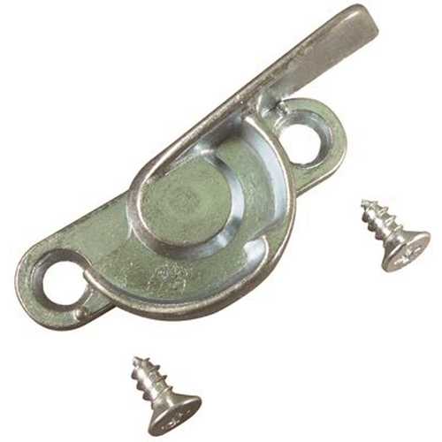 Silver Zinc Sweep Window Sash Lock - pack of 6